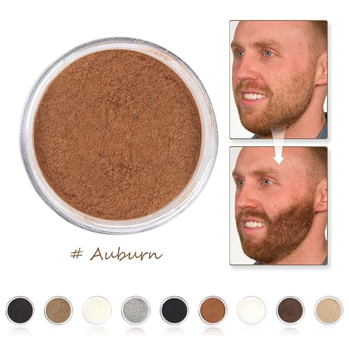 Hair Fibers for Thinning Hair for Women All-Natural Hair Building Fibers 0.98 Oz Hair Volume Powder Bald Spot Cover Up for Men & Women (Auburn)-VivaGrace Women