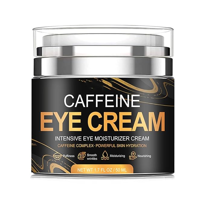 Caffeine Eye Cream for Men Anti Aging, Reduces Dark Circles, Bags, Puffiness Under Eye Cream Face Tightening Eye Lift For All Skin Types 1.7oz-VivaGrace Women