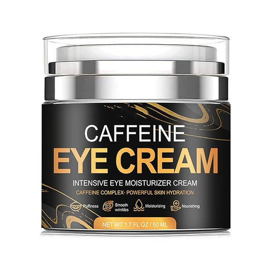 Caffeine Eye Cream for Men Anti Aging, Reduces Dark Circles, Bags, Puffiness Under Eye Cream Face Tightening Eye Lift For All Skin Types 1.7oz-VivaGrace Women
