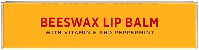 Beeswax Lip Balm Pack by Burts Bees for Unisex - 4 x 0.15 oz Lip Balm-VivaGrace Women