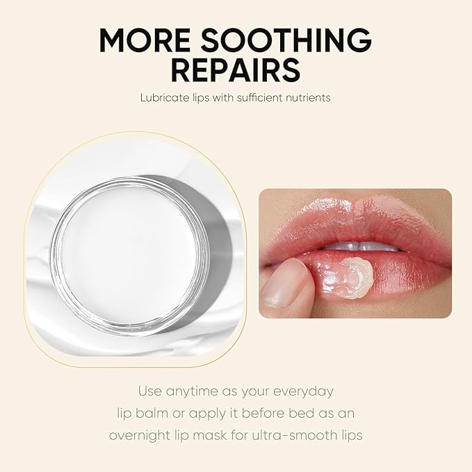 Lip Care Kit with Lip Exfoliator Scrub, Lip Sleeping Mask and Lip Essence Oil for Dry Cracked Lips, Repair and Moisturize Your Lips All Day-VivaGrace Women