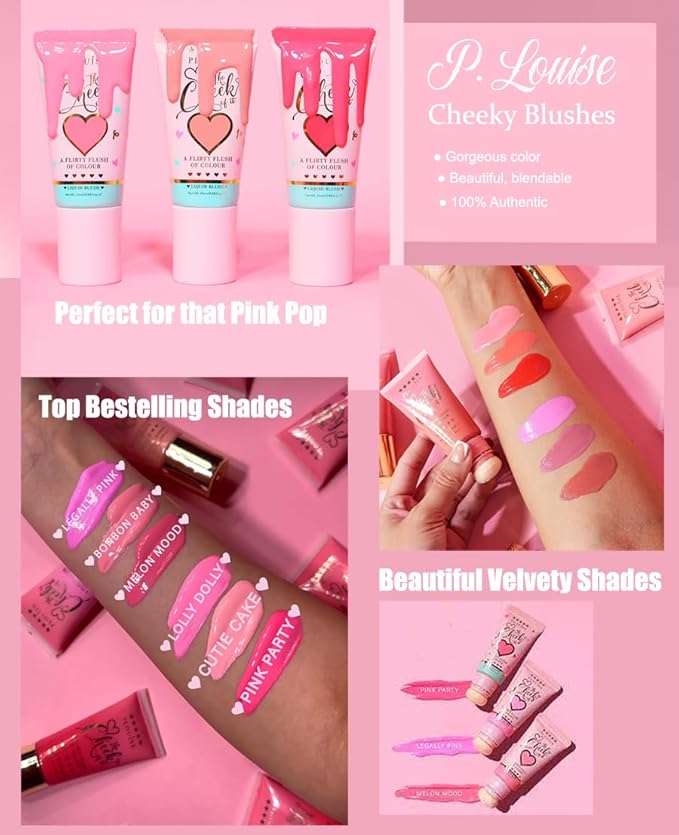 P Louise Blush Viral Bestselling Blush - Legally Pink - 100% Authentic-VivaGrace Women