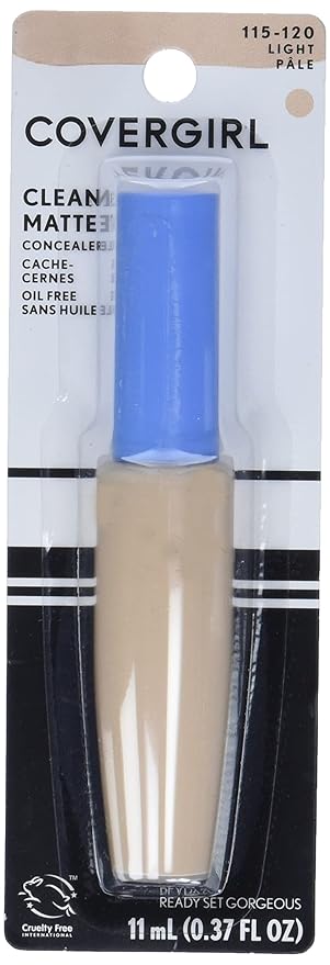 COVERGIRL - Clean Matte Concealer, Oil-Free, Lightweight Formula, Blendable, Natural-Looking Coverage, 100% Cruelty-Free-VivaGrace Women