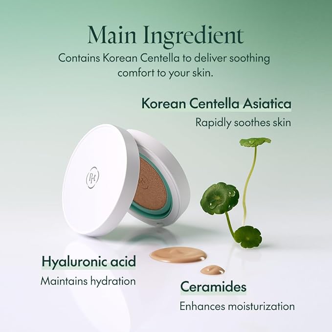 PURITO SEOUL Wonder Releaf Centella BB Cushion #23 Natural Beige, Foundation, Korean Centella, Makeup Long Lasting, Flawless Coverage, K-Beauty, 15g, 0.52 fl.oz-VivaGrace Women