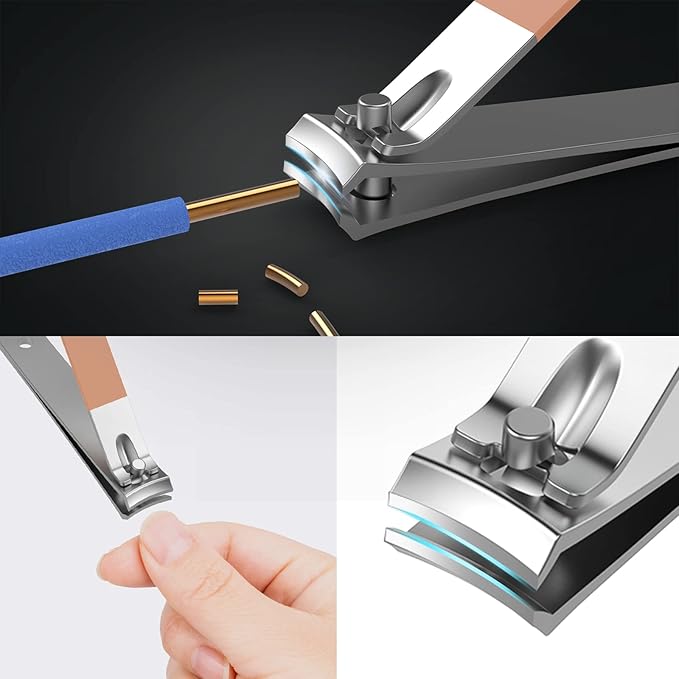 Manicure Set Personal Care, Nail Clipper Kit, Professional Nail Clipper Pedicure Set, Nail Tools with Luxurious Travel Case, Gifts for Men Women Family Friend, 31 Pieces (Pink)-VivaGrace Women