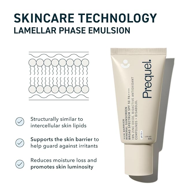 Skin Sun Barrier Mineral Sunscreen SPF 50. PA++++ Broad Spectrum Zinc Oxide Sunblock with Semi-Transparent Lightweight Texture. Moisturizing UV Defense for Face. Travel Size, 1.7oz-VivaGrace Women