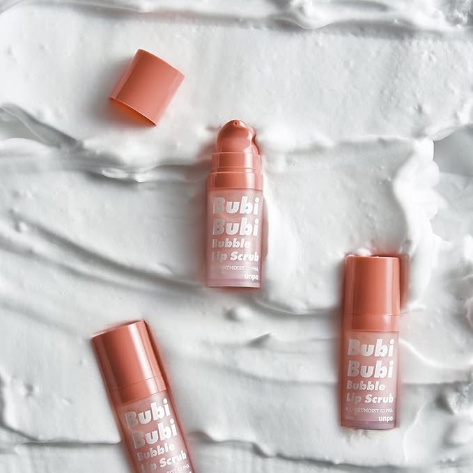 UNPA Bubi Bubi Bubble Lip Scrub, Quick and Easy Exfoliation with Soft Bubbles, Effectively Remove Dead Skin-VivaGrace Women