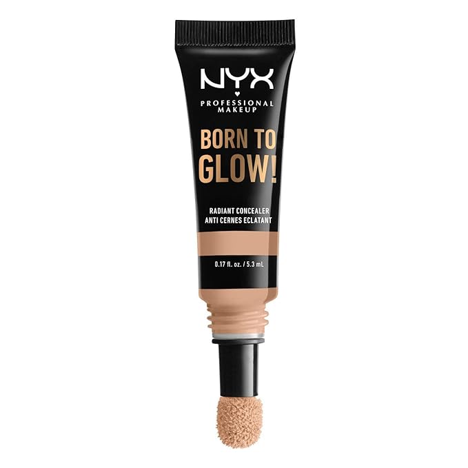 NYX PROFESSIONAL MAKEUP Born To Glow Radiant Concealer, Medium Coverage - Natural-VivaGrace Women