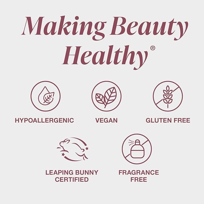 Mineral Fusion 2-in-1 Lip & Cheek Stain Syrah, 0.10 fl oz, Bright Red hydrating, long-lasting, matte lip and cheek color-VivaGrace Women