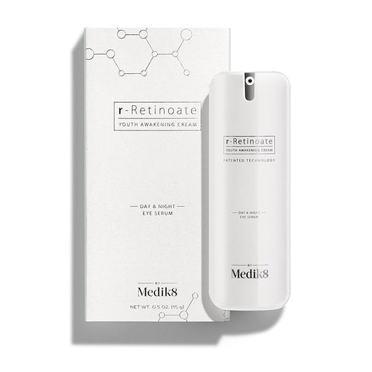 Medik8 R-Retinoate Day & Night Eye Serum - Hydrating, Healing, Skin Plumping Vitamin A - Reduces Fine Lines, Wrinkles, Dark Circles, and Other Signs of Aging - Smoothing Under Eye Radiance - 0.5 oz-VivaGrace Women