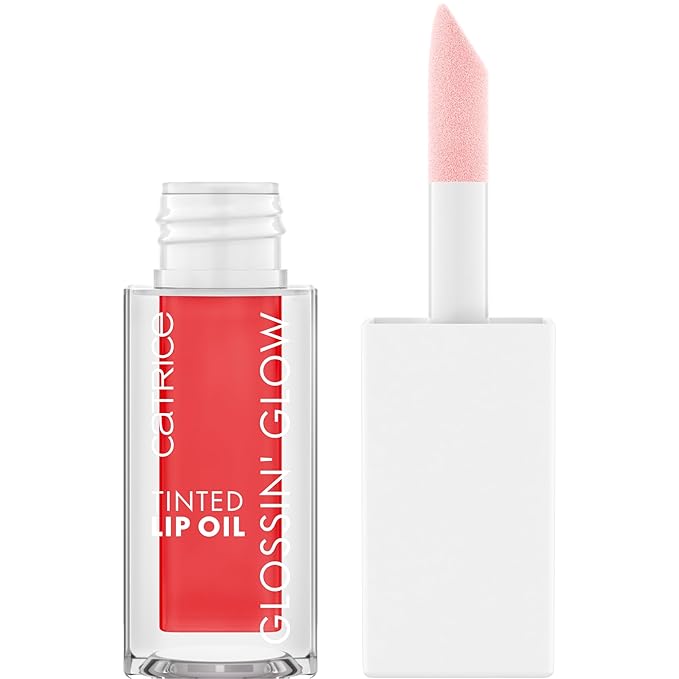 Catrice | Glossin’ Glow Tinted Lip Oil | High Shine, Moisturizing Lip Stain | With Cherry & Pomegranate Oil | Vegan, Gluten Free & Cruelty Free (20 | Drama Mama)-VivaGrace Women