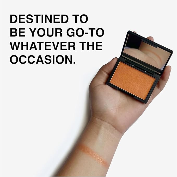 Makeup Powder Blusher - "Desert Storm" - 4g / 0.141 oz - Full Coverage, Natural Blush - Soft, Buildable Pink, Coral, Peach & Golden Hues-VivaGrace Women