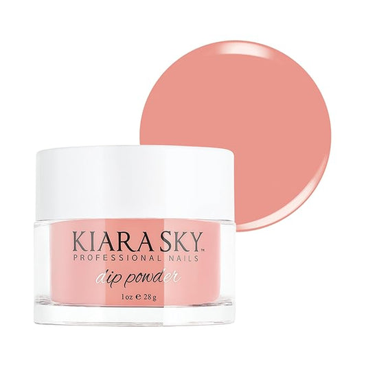 Kiara Sky Long Lasting Nail Dip Powder Pink Tones 1 oz, Cheeky-VivaGrace Women