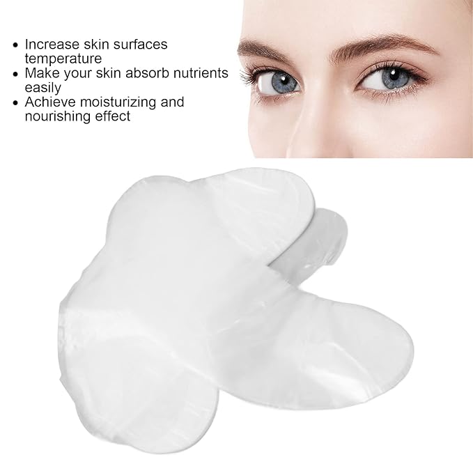 100pcs Under Eye Patches, Disposable DIY Eye Paper, Disposable Eye Skin Care Pads Promote Absorption Water Locking Beauty Salon Eye Sheet for Moisturizing Beauty Makeup Tools-VivaGrace Women