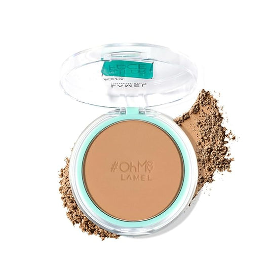 Lamel Oh My Clear Face Powder 406 Soft Honey | evens out the skin instantly |contains salicylic acid |controls the sebum production | 6gm-VivaGrace Women