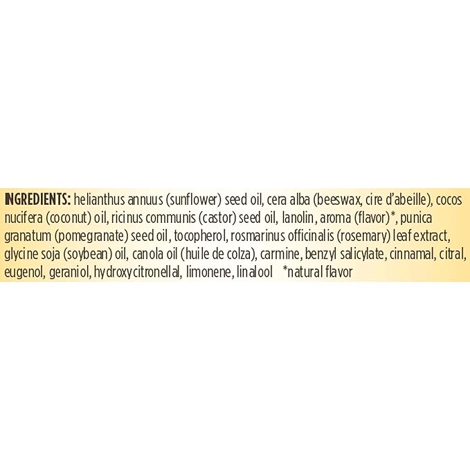 Burt's Bees Lip Balm - Pomegranate, Lip Moisturizer With Responsibly Sourced Beeswax, Tint-Free, Natural Origin Conditioning Lip Treatment, 4 Tubes, 0.15 oz.-VivaGrace Women