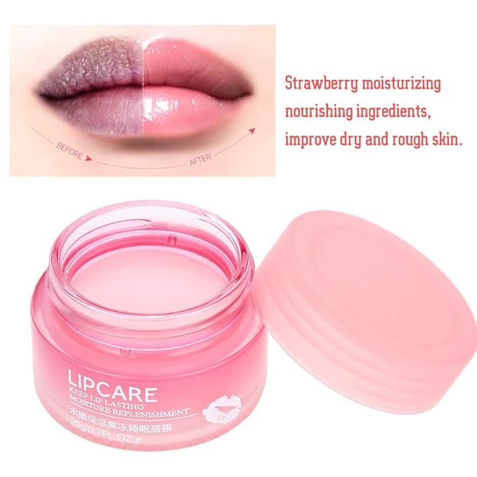 20g Lips , Moisturizing Lips Lip Lips, Lightening Lips, Delicate Lips Moisturizing Lip , Nourishing Moisturizing Lips Lines Anti Aging Lips Care-VivaGrace Women