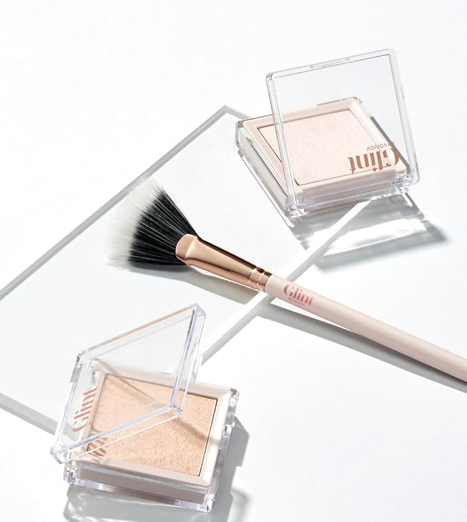 Glint Dewy Highlighter (Chrome Baby, 0.08oz) - Luminous Glow, Infused with Micropearls, Shiny Illuminator. Rich Pigment & Silky Touch, Korean Makeup.-VivaGrace Women
