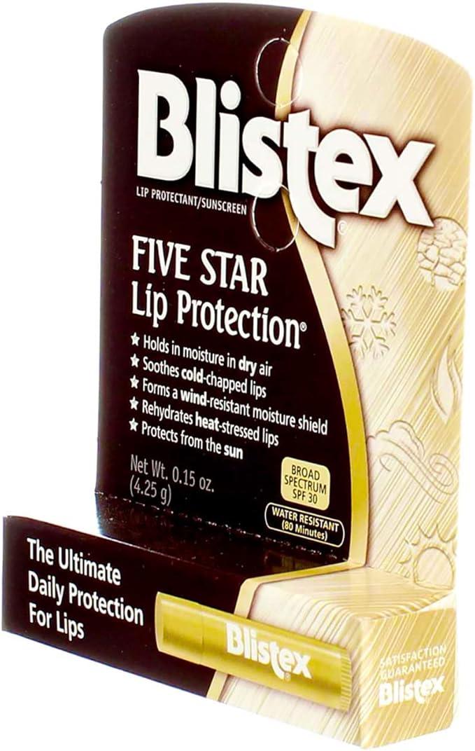 Blistex 5 Star Lip Protct Size .15oz, 3 pack-VivaGrace Women