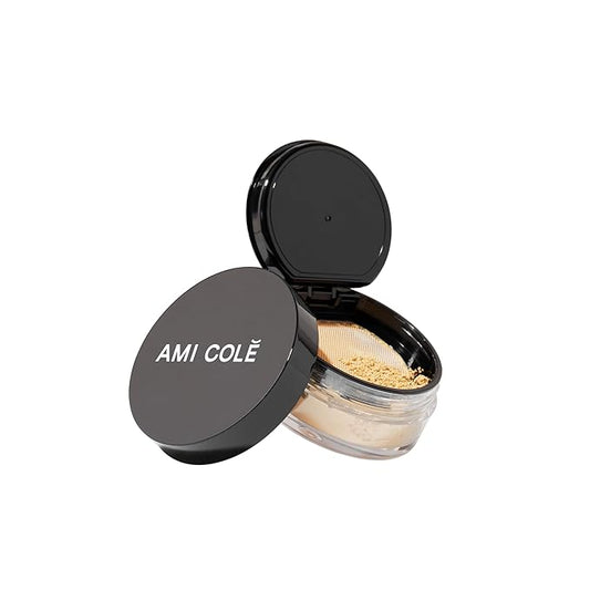 Ami Colé Skin Melt Talc-Free Loose Setting Powder Deep Medium, face powder, makeup, finishing powder, lightweight-VivaGrace Women