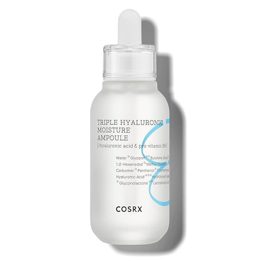COSRX Hydrium Triple Hyaluronic Moisture Ampoule, 40ml / 1.35 fl.oz | Hyaluronic Acid Viscous Serum | Korean Skin Care, Animal Testing Free, Paraben Free-VivaGrace Women