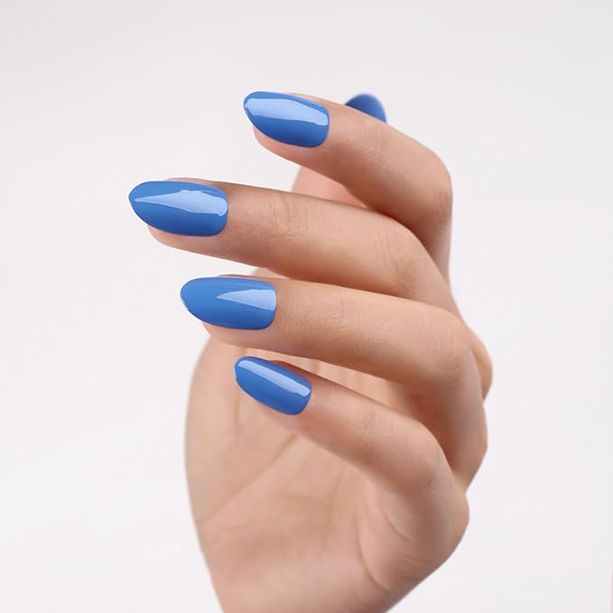 Imtiti Gel Nail Polish - Cornflower Blue, 15ml Soak Off Manicure Art for Salon or DIY at Home - Nail Lamp Design Decoration Gift for Women, 0.5 Fluid Ounces