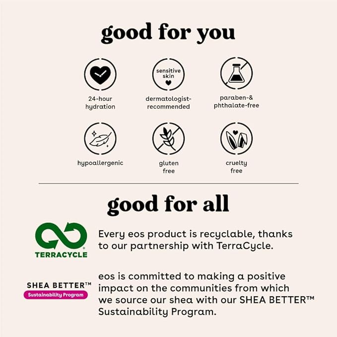 eos 24H Moisture Super Balm- Raspberry Kiwi Splash, Lip Mask, Day or Night Lip Treatment, Made for Sensitive Skin, 0.35 fl oz-VivaGrace Women