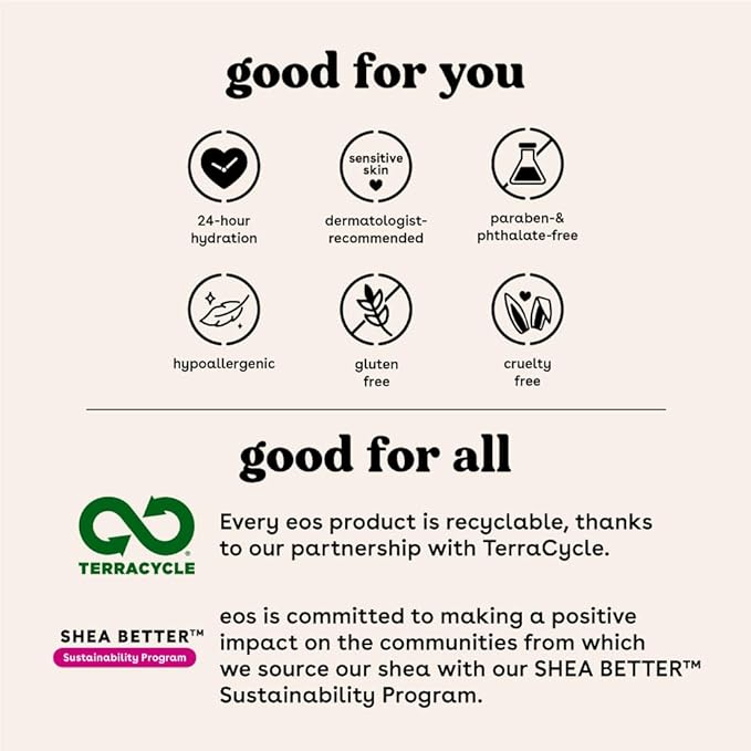 eos 24H Moisture Super Balm- Watermelon Frosé & Mango Melonade, Lip Mask, Day or Night Lip Treatment, Made for Sensitive Skin, 0.35 fl oz, 2-Pack-VivaGrace Women