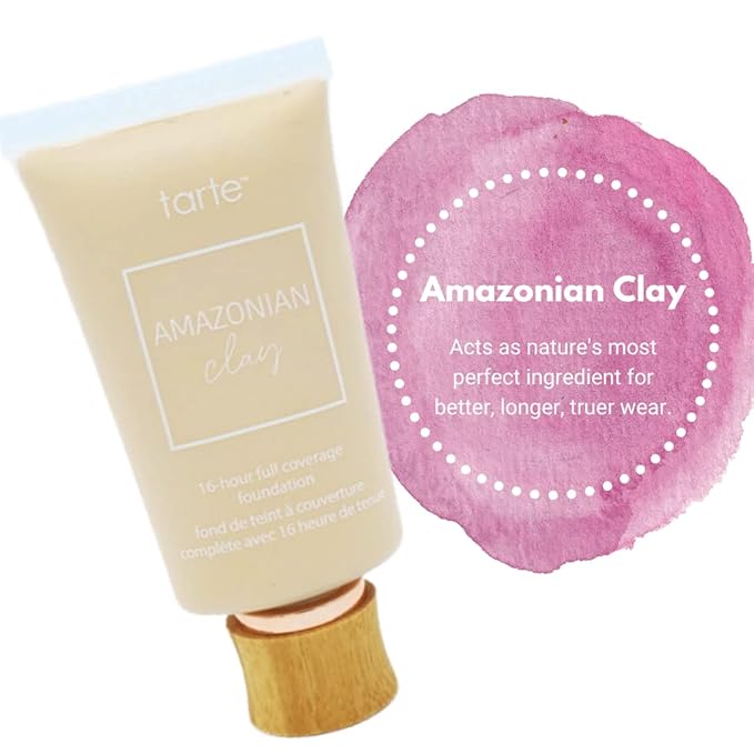 Tarte Cosmetics ian Clay 16-hour Full Coverage Foundation 16S Fair Light Sand-VivaGrace Women