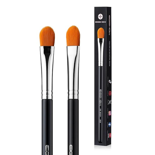 Concealer Brushes, EIGSHOW Eyeshadow Primer Brush for Concealer, Blending, Eyeshadow - Professional Tools for Applying Cream, Liquid Shadows and Eye Primer Base (E828 2piece)-VivaGrace Women