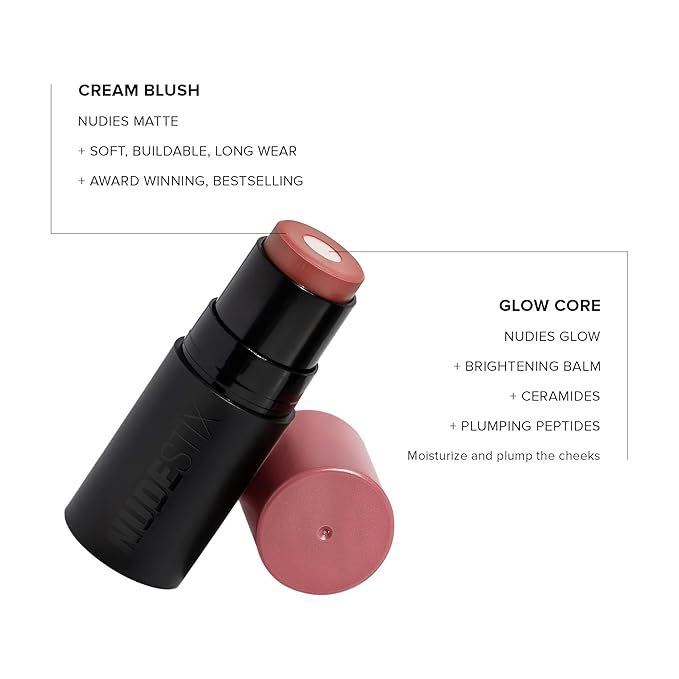 Nudies Matte + Glow Core All Over Face Blush Color - Blush Bling-VivaGrace Women