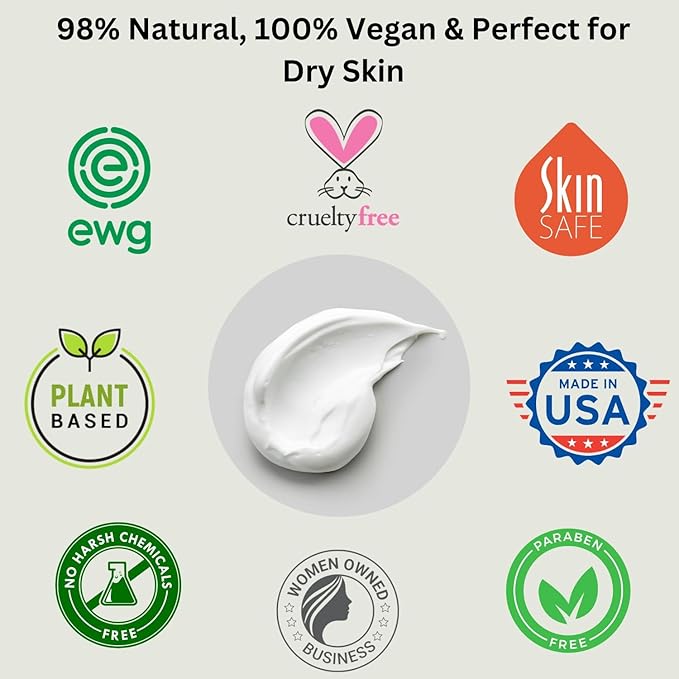 RaGaNaturals Natural Mango Shea Butter Lotion - Tropical Lotion with Vitamin E, B5, Argan & Avocado Oil - Refreshing, Hydrating & Nourishing Moisturizer - Vegan, Cruelty-Free & Paraben Free - 8 Oz-VivaGrace Women