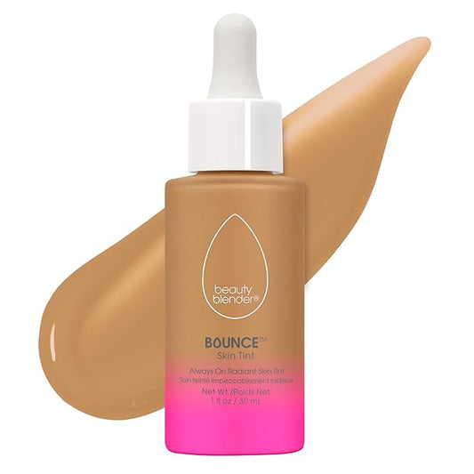 Beautyblender 12-Hour Always on Radiant Skin Tint, Breathable Serum Foundation Stays Put for All Day Long Wear, Infused with Hyaluronic Acid & Niacinamide, Medium 5-VivaGrace Women