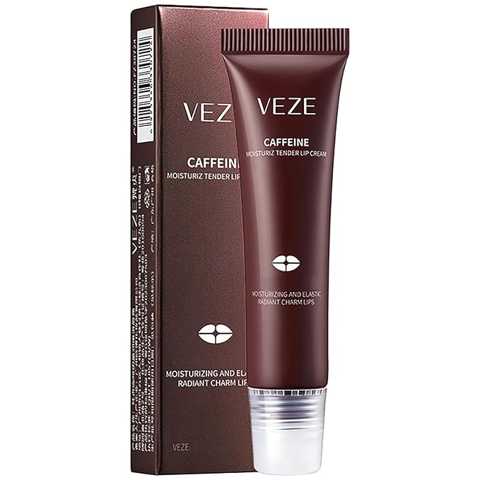 VENZEN Caffeine Moisturizing Tender Lip Cream Elastic Radiant Charm Coffee Lips Care 15g / 0.53oz-VivaGrace Women