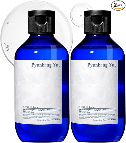 Pyunkang Yul PKY Essence Toner Bundle for Deep Hydration, Highly Concentrated Essence Facial Toner, Minimal Ingredients, Zero-Irritation, Korean Skincare (6.8 Fl. Oz, 200ml, 2pcs)-VivaGrace Women