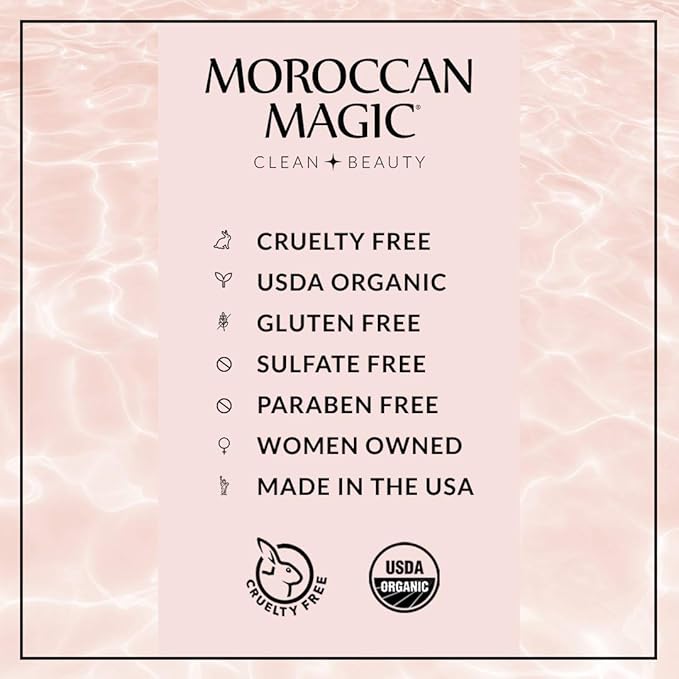 Moroccan Magic Organic Lip Balm Variety Pack Gift Set | Natural Argan and Essential Oils | Quality Smooth Application | Non-Toxic Cruelty Free | Rose, Peppermint Eucalyptus, Lemon Thyme | 3 Pack-VivaGrace Women