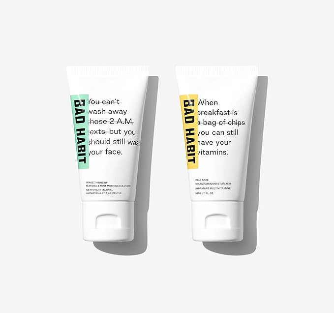 Bad Habit Wake Things Up and Daily Dose Skin Care Travel Set-VivaGrace Women