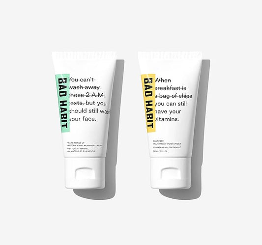 Bad Habit Wake Things Up and Daily Dose Skin Care Travel Set-VivaGrace Women