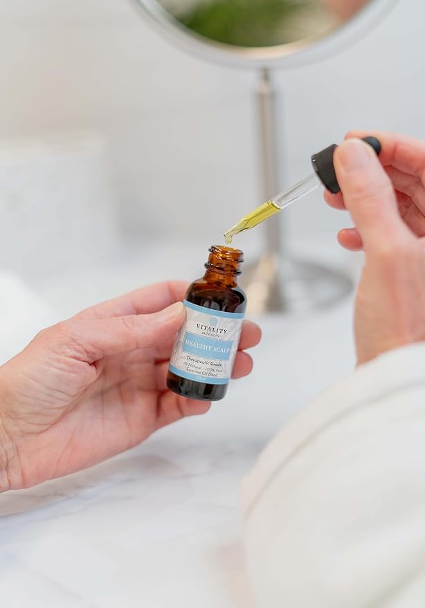 Vitality Extracts Healthy Scalp Essential Oil Blend - 30ml, Cleanse, Hair Growth, Amla Oil, Ayurvedic, Hair Repair, Strengthening, Rejuvenate, Luster & Shine-VivaGrace Women