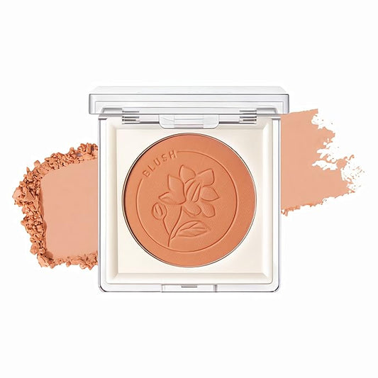 FOCALLURE Powder Palette Blush, Matte Mineral Blush Powder, Bright Shimmer Face Blush Makeup, Contour and Highlight Blush Palette, Highly Pigmented, Long Lasting, Waterproof, Blendable, #101-VivaGrace Women
