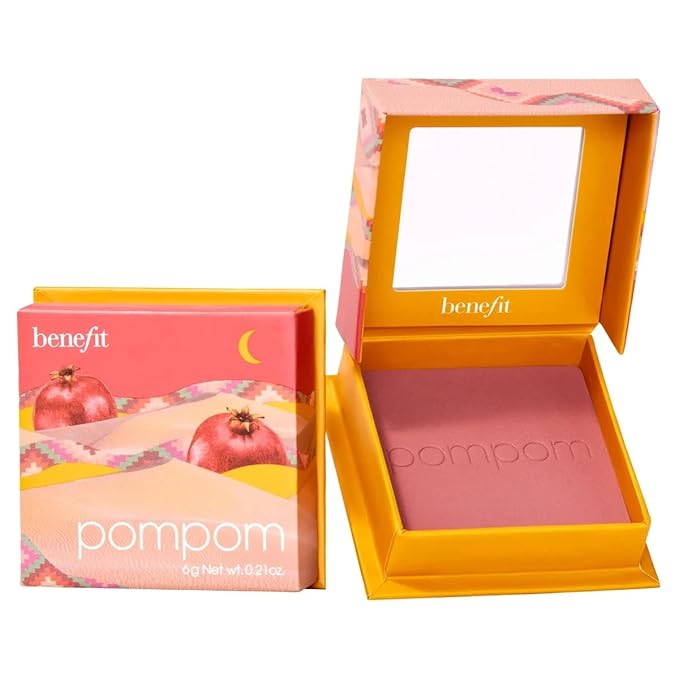 Benefit Cosmetics WANDERful World Silky-Soft Powder Blush PomPom-VivaGrace Women