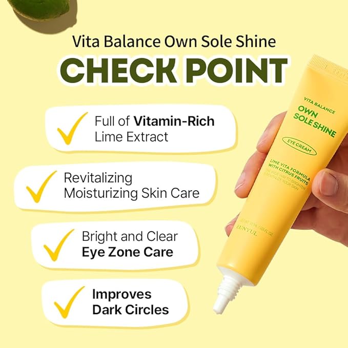 EUNYUL Vita Balance Own Sole Shine Eye Cream [1.01 fl.Oz / 30ml] Vitamin C Eye Cream, Korean Cosmetics, Korean Skin Care-VivaGrace Women