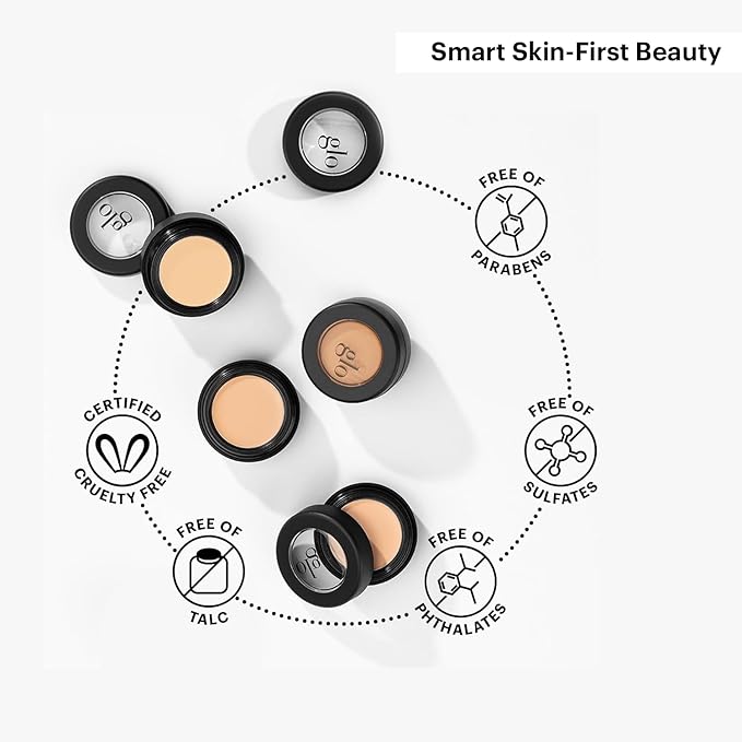 Glo Skin Beauty Oil-Free Camouflage Concealer - Correct and Conceal Imperfections, Blemishes & Dark Spots, Nourishing Makeup for a More Even Complexion (Natural)-VivaGrace Women