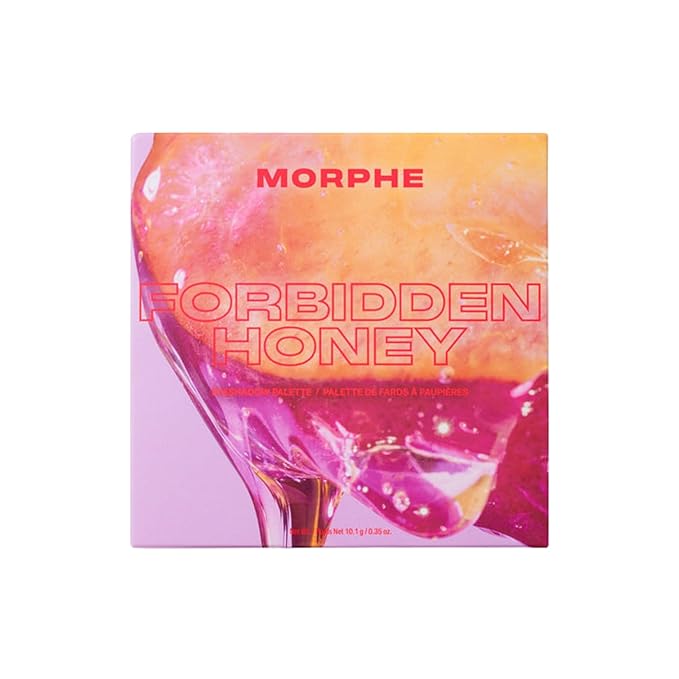 Morphe Forbidden Honey Artistry Palette - Foil-Effect Eyeshadow Palette with Matte, Shimmer & Foil Finishes - Pink & Brown Eyeshadow with Luminous Payoff (0.35 oz)-VivaGrace Women