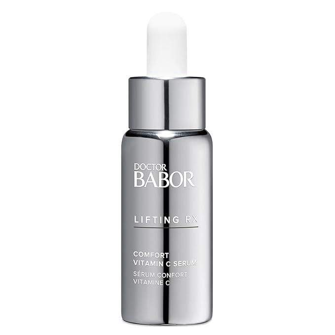 DOCTOR BABOR Lifting RX Comfort Vitamin C Serum, Infused with Hyaluronic Acid to Hydrate & Plump, Even Skin Tone, Reduces Fine Lines & Wrinkles, 20 ml-VivaGrace Women