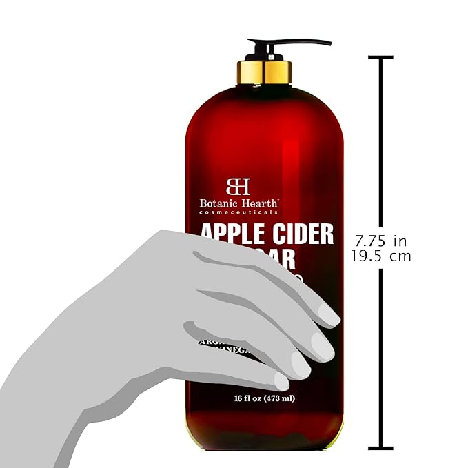 Botanic Hearth Apple Cider Vinegar Shampoo | Clarifying And Nourishing, Reduces Itchy Scalp, Dandruff & Frizz | Sulfate Free, For All Hair Types, Men And Women | 16 Fl Oz-VivaGrace Women