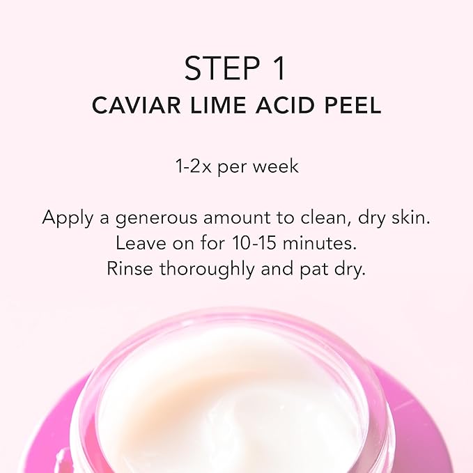 Lancer Skincare Vibrant Glow 3-Piece Set, Contains Moisturizing Face Mask, Caviar Acid Peel, Active Rejuvenation Serum for Vibrant Skin-VivaGrace Women