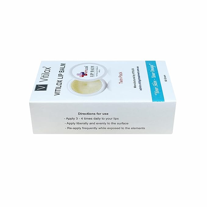 Vitiligo Vitilox® Lip Balm 'Twin Pack'-VivaGrace Women