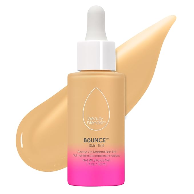 Beautyblender 12-Hour Always on Radiant Skin Tint, Breathable Serum Foundation Stays Put for All Day Long Wear, Infused with Hyaluronic Acid & Niacinamide, Medium 1-VivaGrace Women