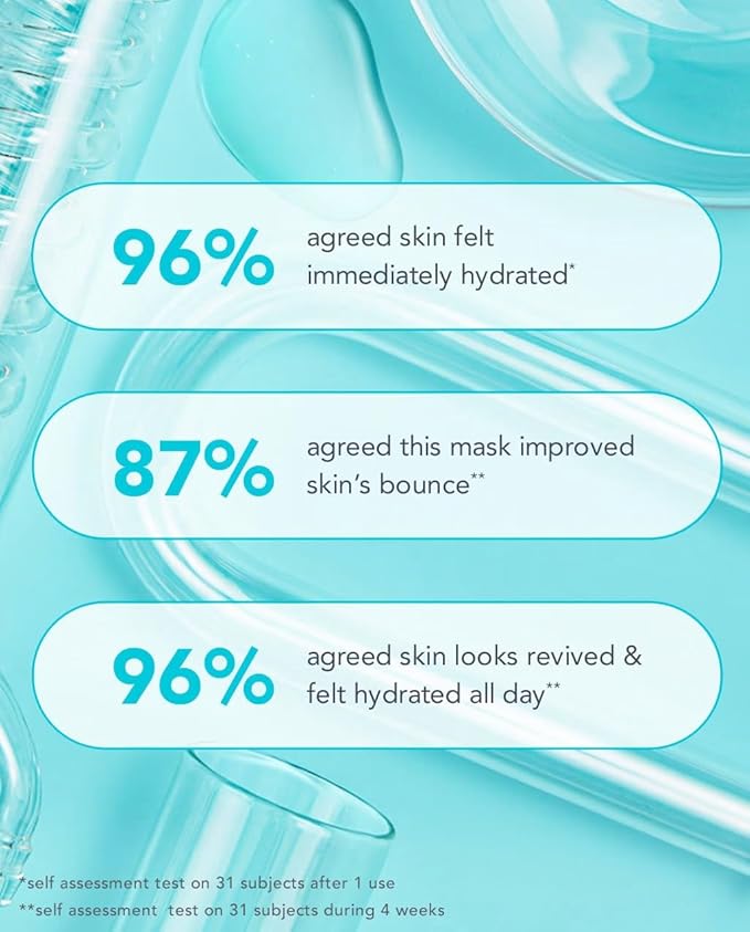 TULA Skin Care H2Oasis Instant Skin Reviving Mask - Hydrating Face Mask, Plumps and Energizes Tired Dehydrated Skin, Contains Resurrection Plant and Desert Lime, 2.7 Fl Oz.-VivaGrace Women